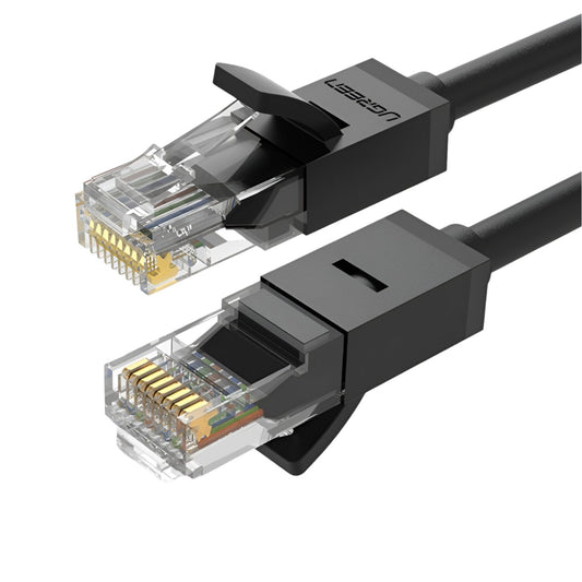 UGREEN NW102-20164 Cat6 UTP Ethernet Cable 10m - Black (2 pack by Valotronics)