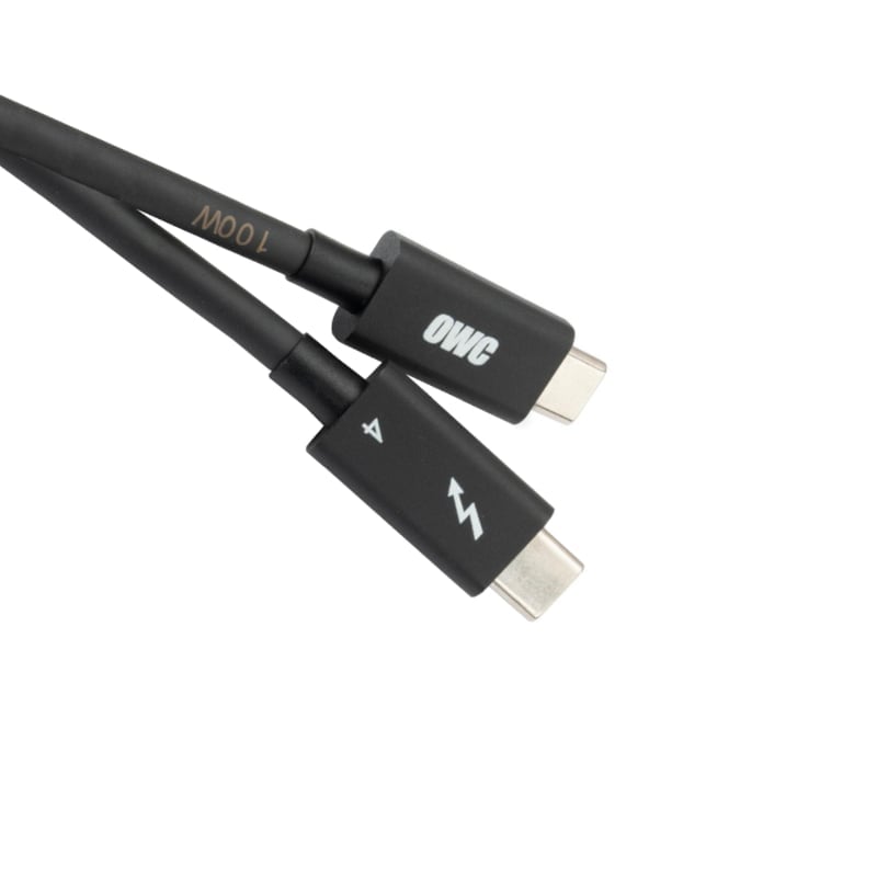 OWC Thunderbolt 3/4 2m Cable for Thunderbolt And USB-C Devices – Black