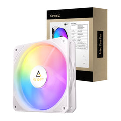 Antec P12 PWM 120mm ARGB Reverse Case Fan - White 