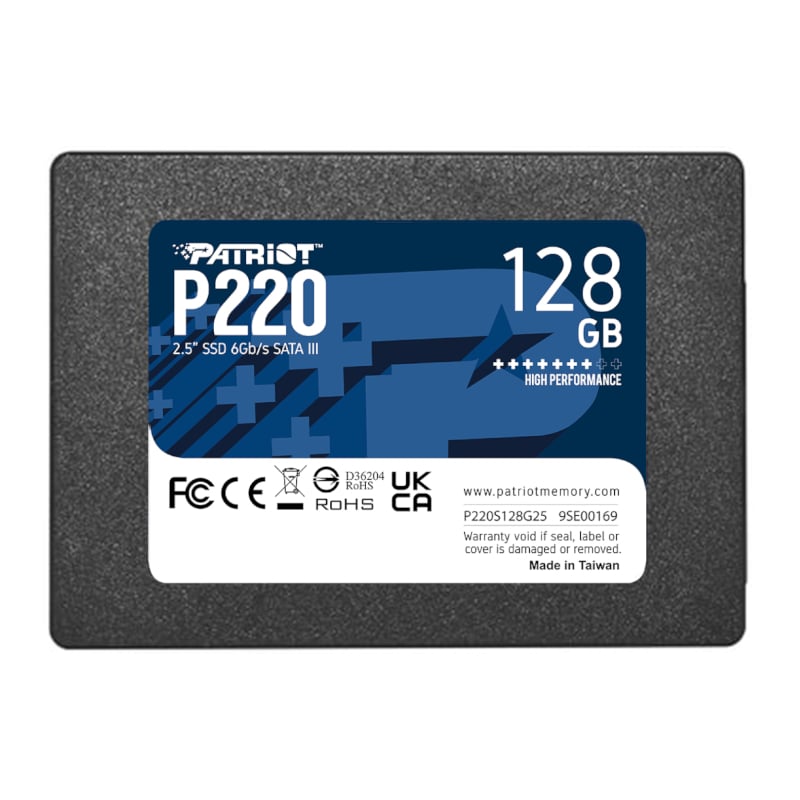 Patriot P220 2.5-inch 128GB SATA III Internal SSD