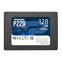 Patriot P220 2.5-inch 128GB SATA III Internal SSD