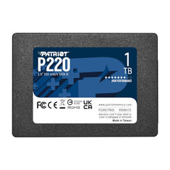 Patriot Memory P220?2.5-inch 1TB Serial ATA III Internal SSD 