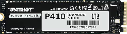 Patriot P410 PCIe Gen4 x4 M.2 2280 1TB SSD