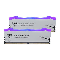 Patriot Viper Xtreme 5 RGB MPower 32GB 6000MHz DDR5 Desktop Gaming Memory Kit - Silver 