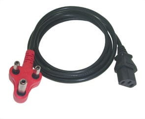 PWR Dedicated to Single Headed Kettle Cable 1.8m (3 pack by Valotronics)