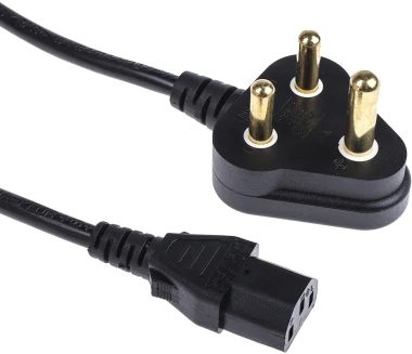 UniQue Single Head 1.5M IEC Power Cable (3 pack by Valotronics)