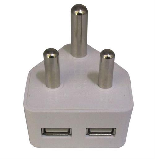 Unique Dual Usb Pluptop Charger with 2x2.1a Ports (2 pack by Valotronics)