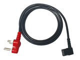 1.8m Right Angled IEC Power Cord With Dedicated Plug Top (2 pack by Valotronics)