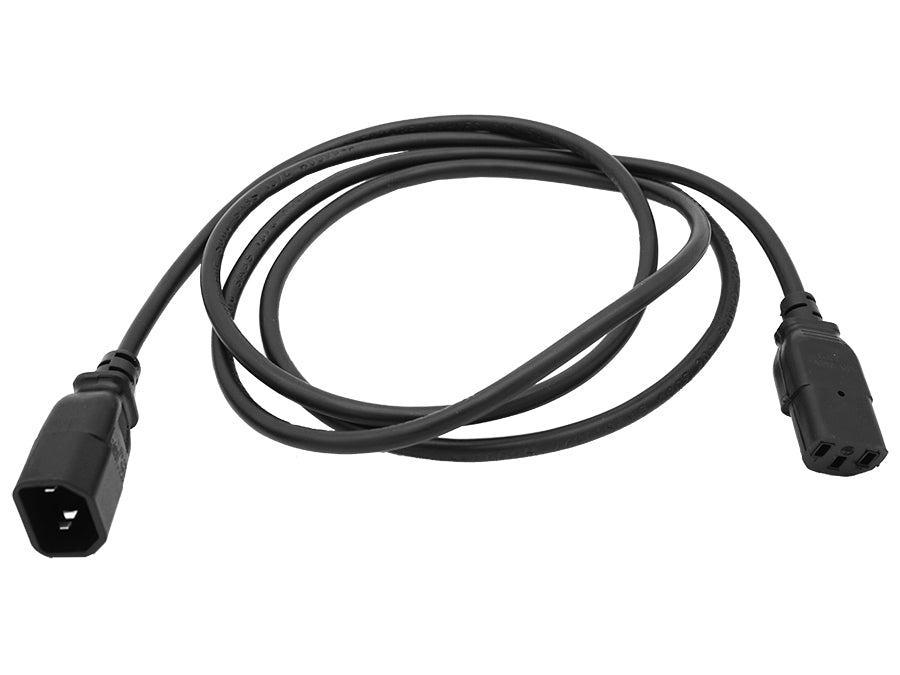 1.8m Male - Female IEC Power Lead (3 pack by Valotronics)