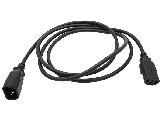 1.8m Male - Female IEC Power Lead (3 pack by Valotronics)