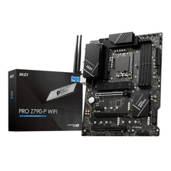 MSI PRO Z790-P WIFI Motherboard – Intel Z790, Wi-Fi 6E, DDR5, ATX 