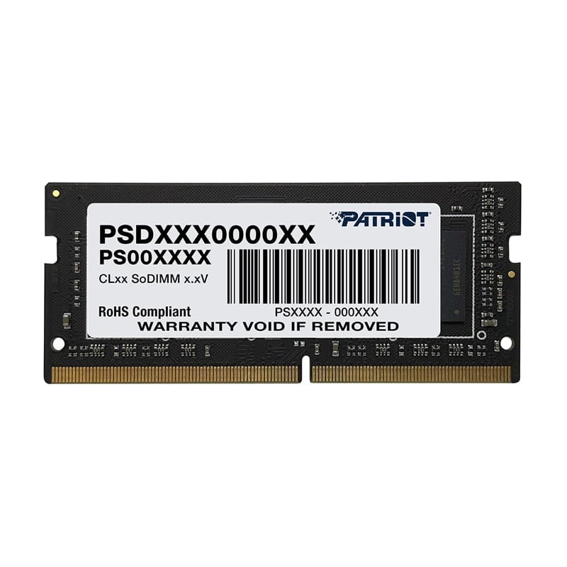 Patriot Signature Line 32GB 3200MHz DDR4 Dual Rank SODIMM Notebook Memory 