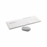 RAPOO 8100M - Multimode wireless keyboard and mouse combo - White