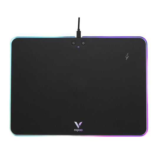 RAPOO Mouse Pad / Black / 22.5” x 19.5” (6 p (6 p (6 p (6 p (6 p (6 pack by Valotronics)