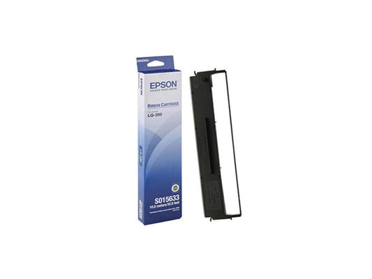 Black Ribbon for LQ-350/300/+/570/+ Single (2 pack by Valotronics)