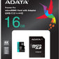 Adata 16GB microSDHC HS-I U3 V30S series with SD Adapter
