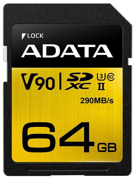 Adata 64Gb sdXc Uhs-ii u3