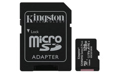 Kingston 128GB micSDXC Canvas Select Plus 100R A1 C10 Card + ADP
