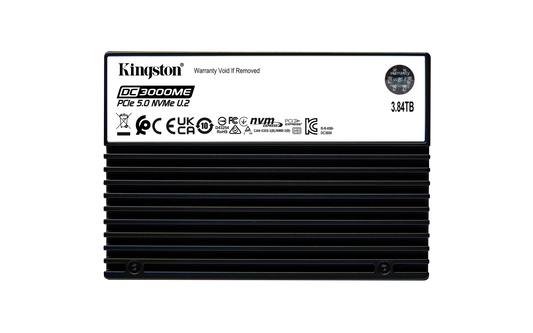 Kingston 3.84TB DC3000ME U.2 PCIe 5.0 NVMe TCG Opal Enterprise SSD