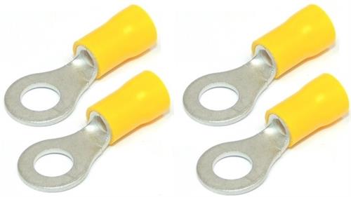 Solarix M6 Insulated Ring Solar PV Terminal Connector Pack (2 pack by Valotronics)