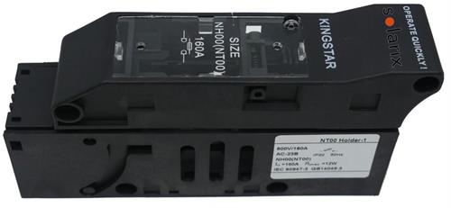 Solarix NT00 Rail Mount 1 Pole 160A DC Fuse Holder