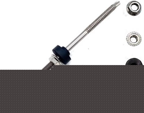 Solarix IBR Hanger Bolt screw for D-RAIL 6mm