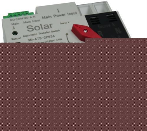 Solarix Dual Power ATS 63A 2 Pole Automatic Change Over