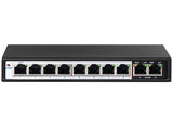 Scoop 10 Port Gigabit 8 AI PoE 96W Switch