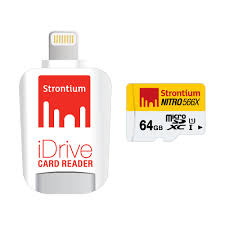 Strontium 64GB NITRO iDrive Card Reader