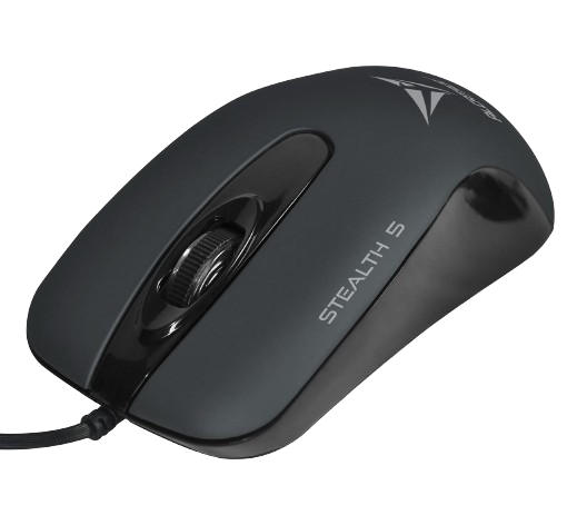 Alcatroz Stealth 5 USB Mouse - Grey (2 pack by Valotronics)