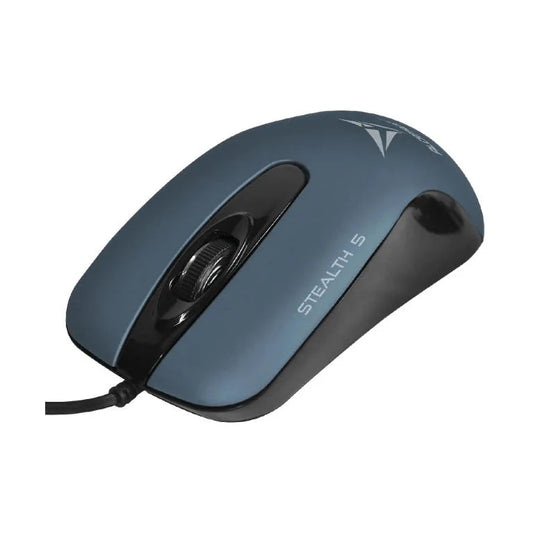 Alcatroz Stealth 5 USB Mouse - Metallic Blue (2 pack by Valotronics)