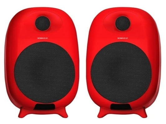 SonicGear StudioPod V-HD Bluetooth Speakers - Red