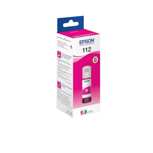 112 Ink Bottles Magenta 70ml L6580 / L15150 / L15160 6000 pages