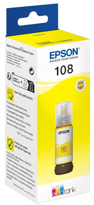 108 Ink Bottle Yellow 70ml for L8050 / L18050