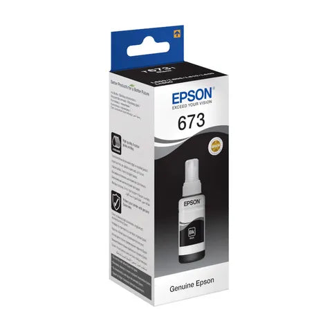 673 Ink Bottles Black 70ml EcoTank L800 /810 / 850 / 1800