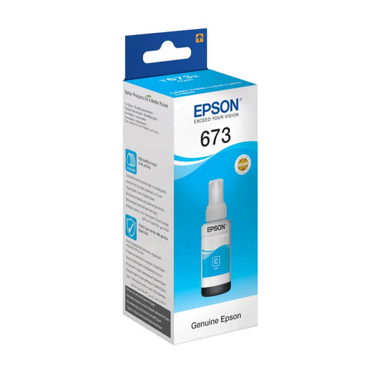 673 Ink Bottles Cyan 70ml EcoTank L800 /810 / 850 / 1800