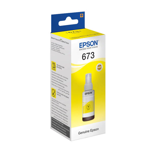 673 Ink Bottles Yellow 70ml EcoTank L800 /810 / 850 / 1800