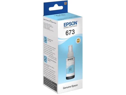 673 Ink Bottles Light Cyan 70ml EcoTank L800 /810 / 850 / 1800