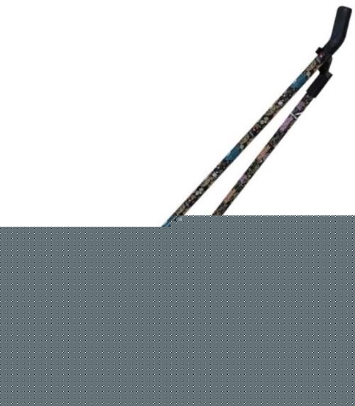 Totally Long Dust Pan Broom Set Black Floral Design Retail