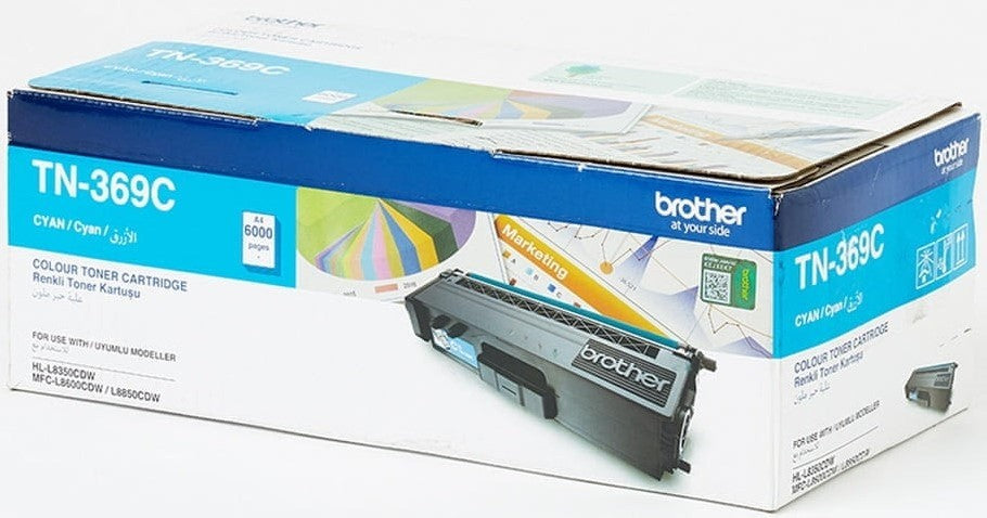 Brother / High Yield Cyan Toner Cartridge for HLL8350CDW/ MFCL8600CDW/ MFCL8850C
