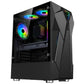 Armaggeddon Tron Holo-5 ATX Gaming Case - Black