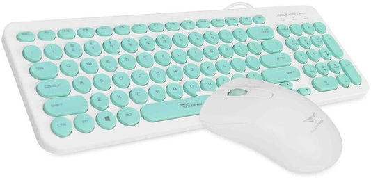 Alcatroz Jellybean U2000 Keyboard and Mouse - White