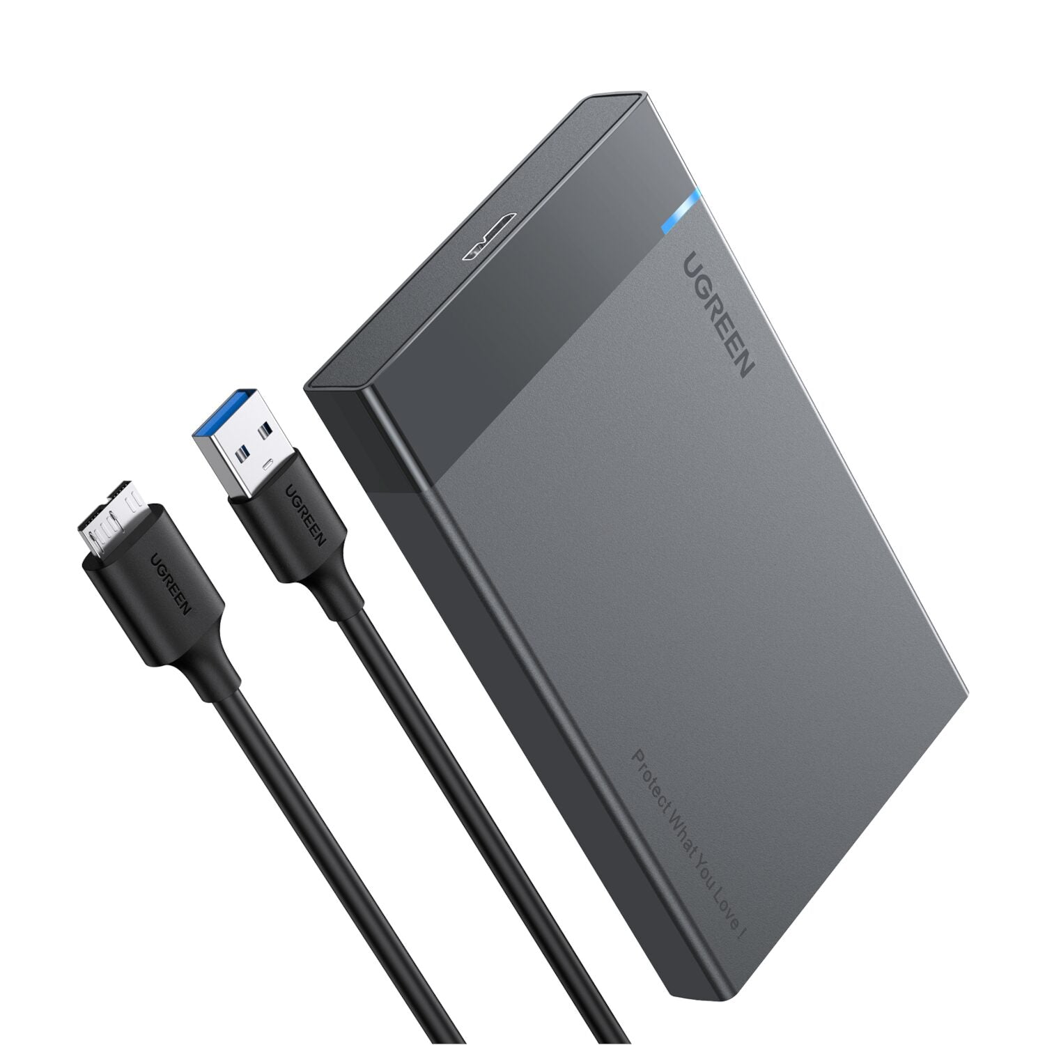 UGREEN 2.5'' SATA Hard Drive USB 3.0 Enclosure, UASP, 6Gbps 