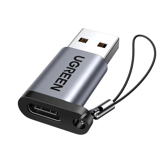 UGREEN USB 3.0 Male to Type-C 3.1 Female Adapter, Data Transfer and Charging (2 pack by Valotronics)
