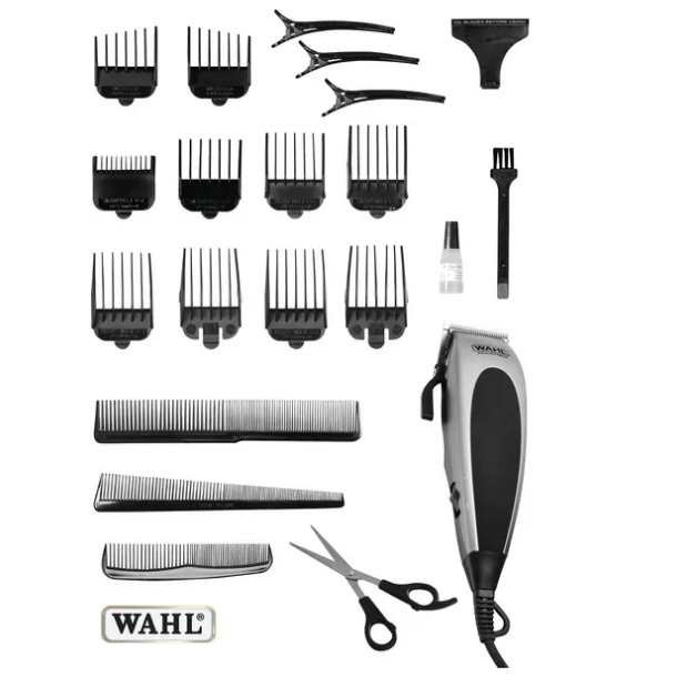 Wahl 22 Piece Home Pro Hair Clipper Set Retail Box 1 year