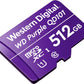 WD PURPLE 512GB MICROSDXC CARD