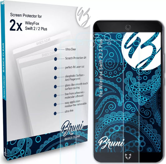 WileyFox Swift 2  Plus Screen  Protector (2 pack by Valotronics)