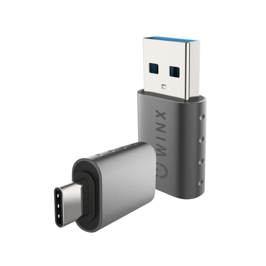 WINX LINK Simple Type-C and USB Adapter Combo (2 pack by Valotronics)