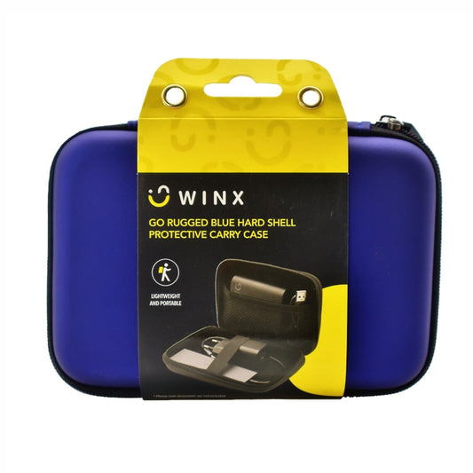 Winx Go Rugged Hardshell Protective Carry Case - Blue (2 pack by Valotronics)
