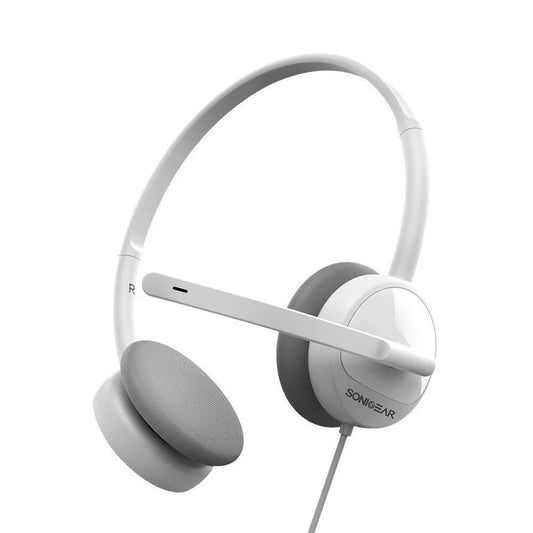 SonicGear Xenon 1U USB Headset with Mic - White